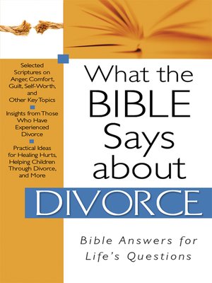 cover image of What The Bible Says About Divorce